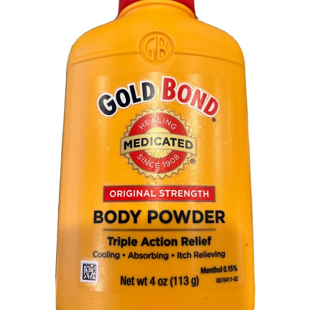 Gold Bond Medicated Body Powder 4 oz WITH TALC ORIGINAL FORMULA